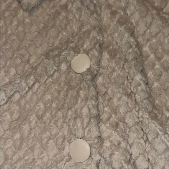 MM Couture MISS ME Faux Fur Sweater Poncho Cover Up - Picture 5 of 5